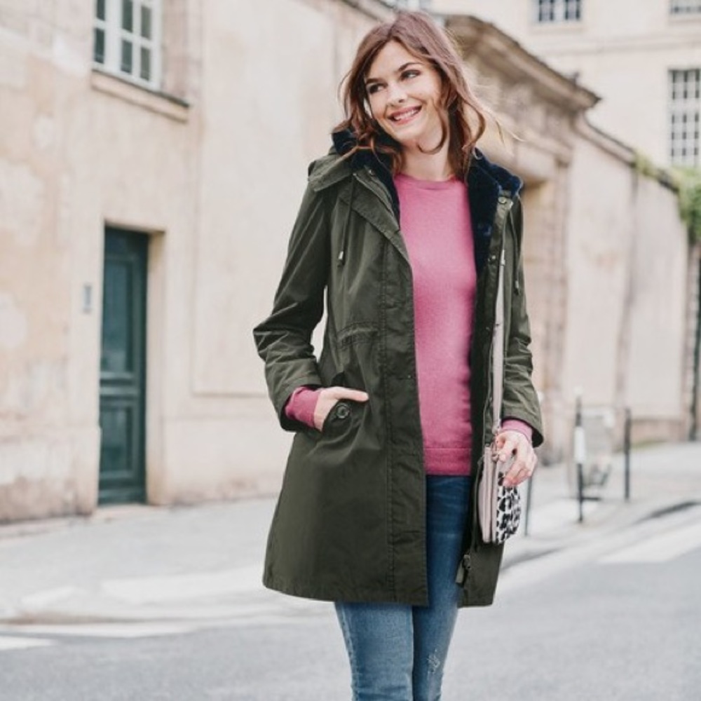 Boden Olive green Penzance parka